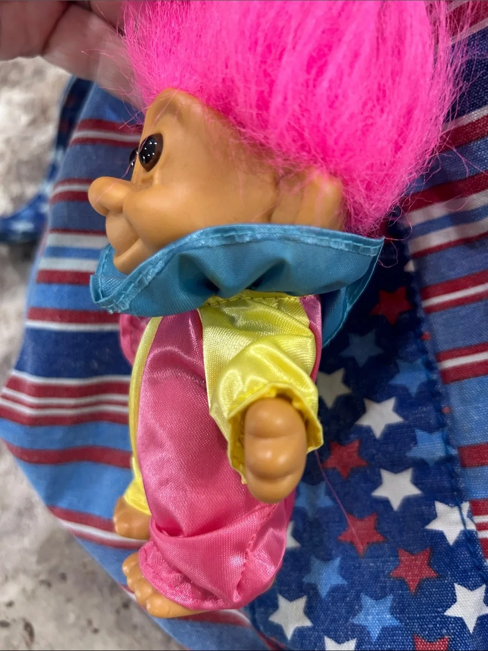 Vintage Pink-Haired Troll Doll Toy 1980s Fun Childhood Memories Nostalgic